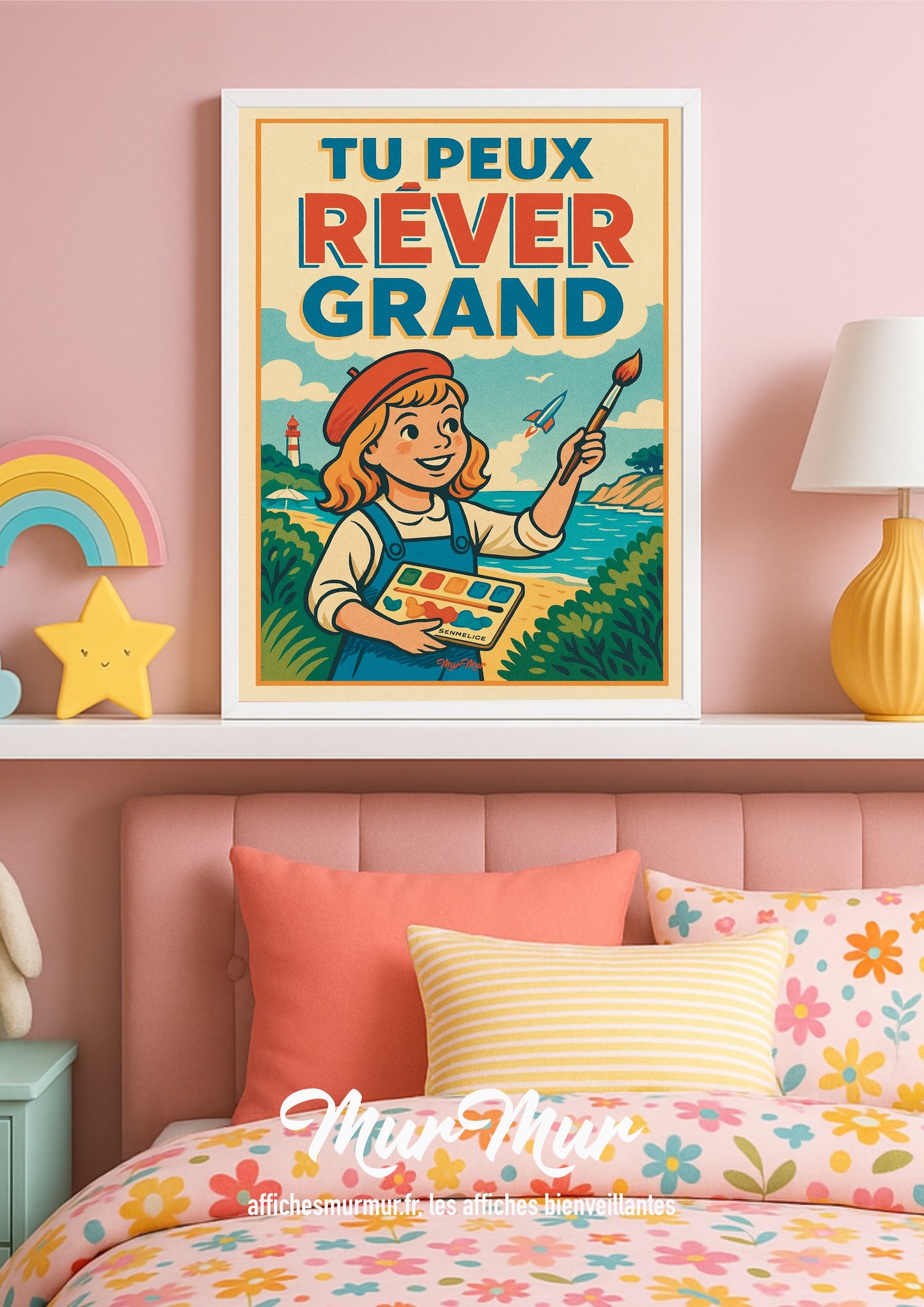 Affiche Vintage « Tu peux rêver grand »
