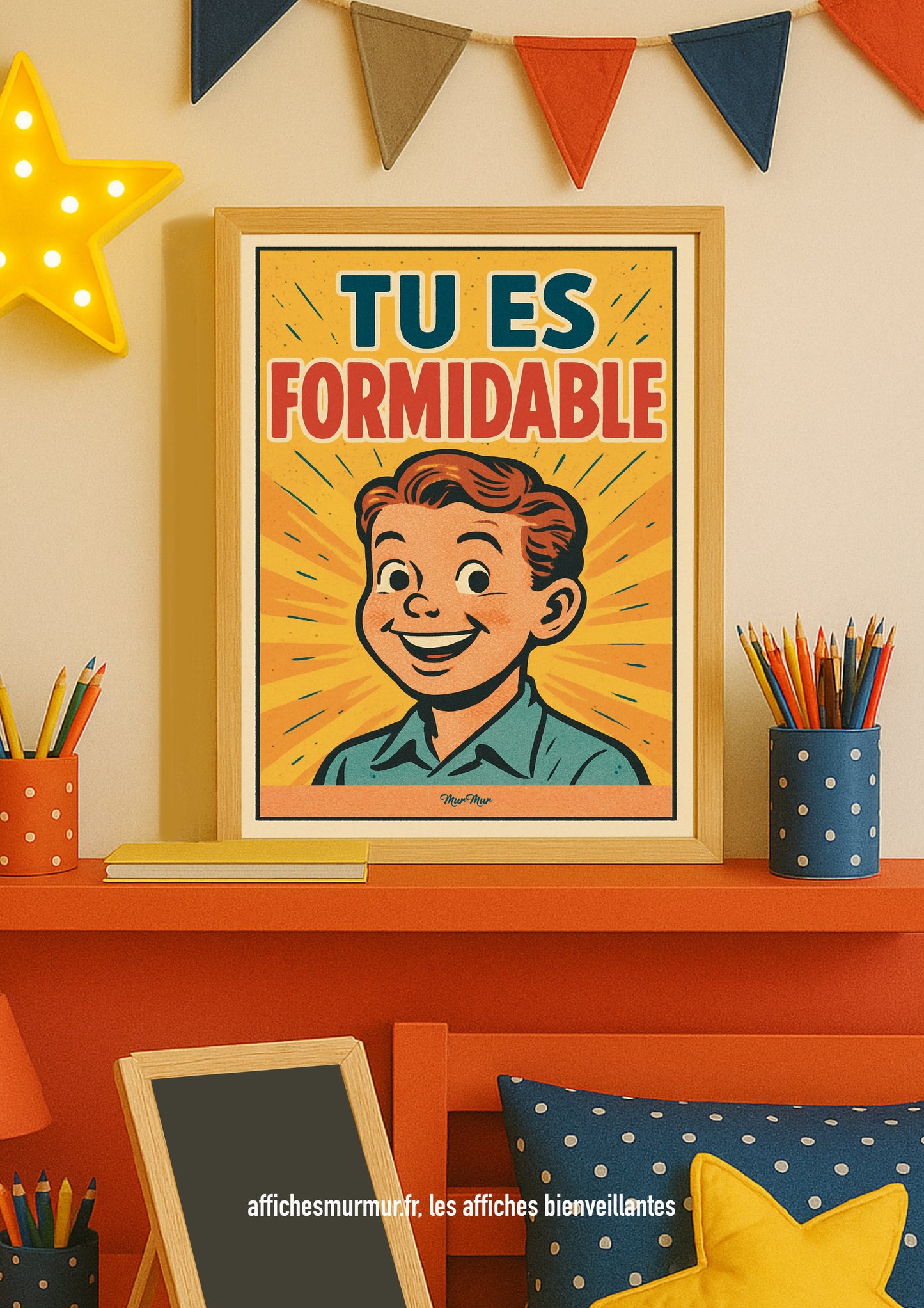 Affiche 'Tu es Formidable' (garçon)