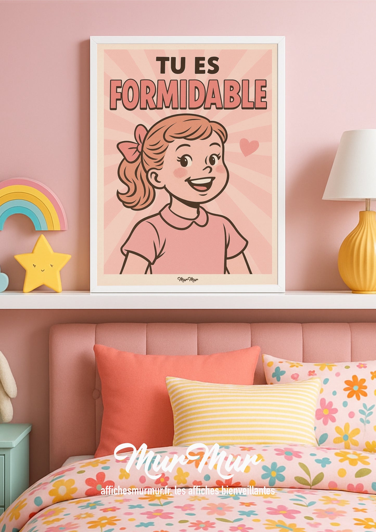 Affiche 'Tu es formidable' (fille)