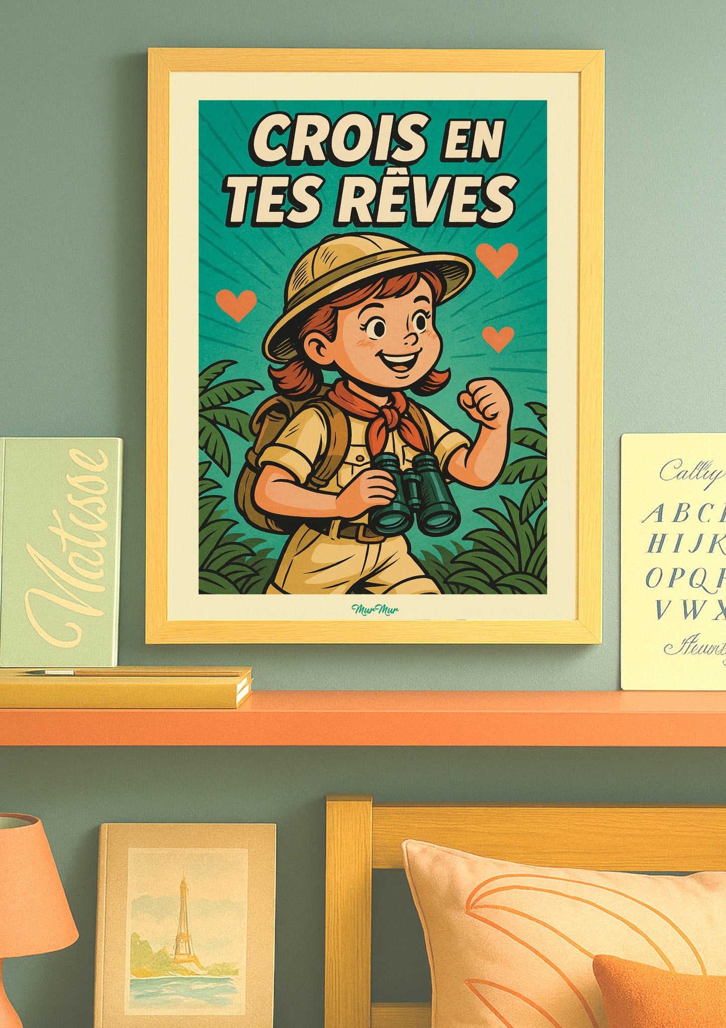 Affiche Vintage 'Crois en tes rêves' d'Exploratrice