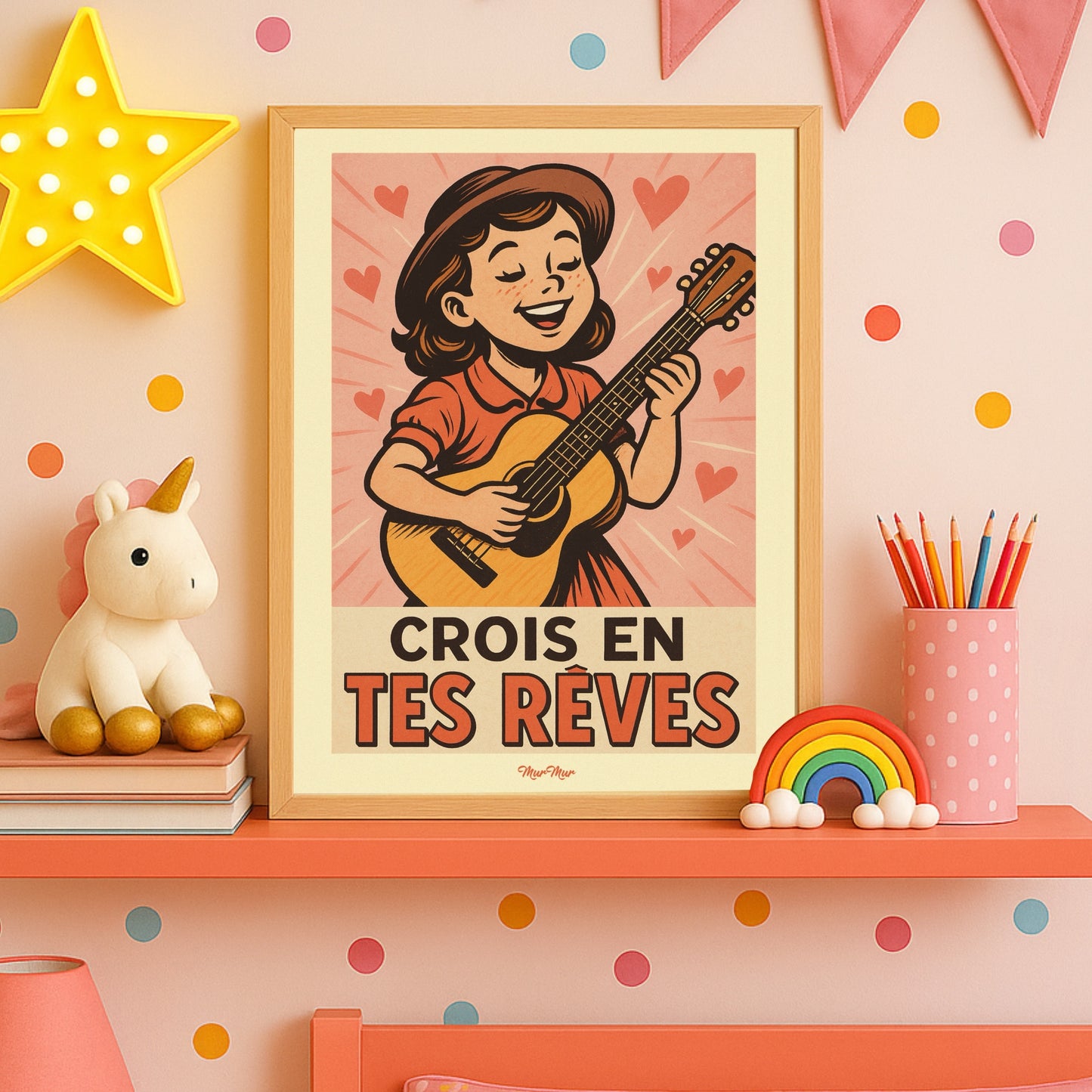 Affiche "Crois en tes rêves" (chanteuse)
