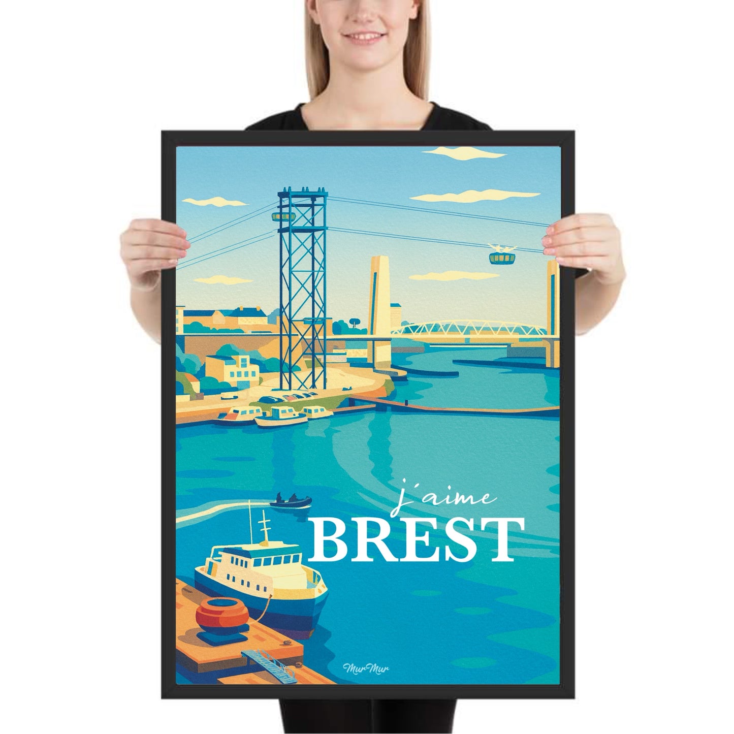 Affiche Brest – J’aime Brest