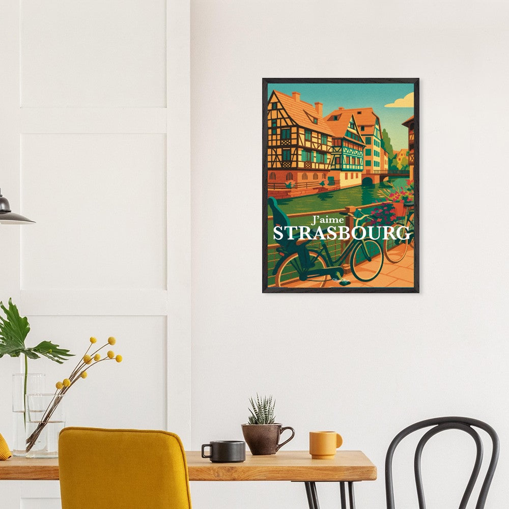 Affiche Strasbourg – J’aime Strasbourg