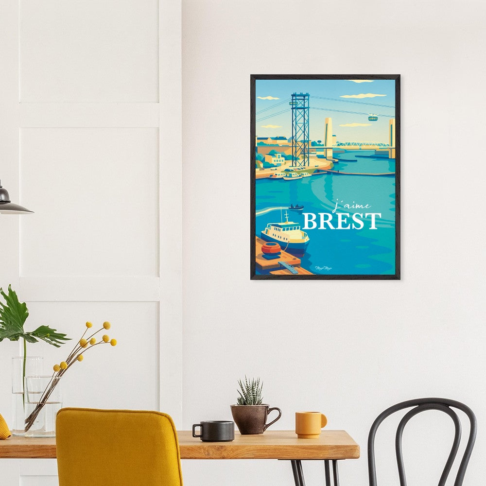 Affiche Brest – J’aime Brest
