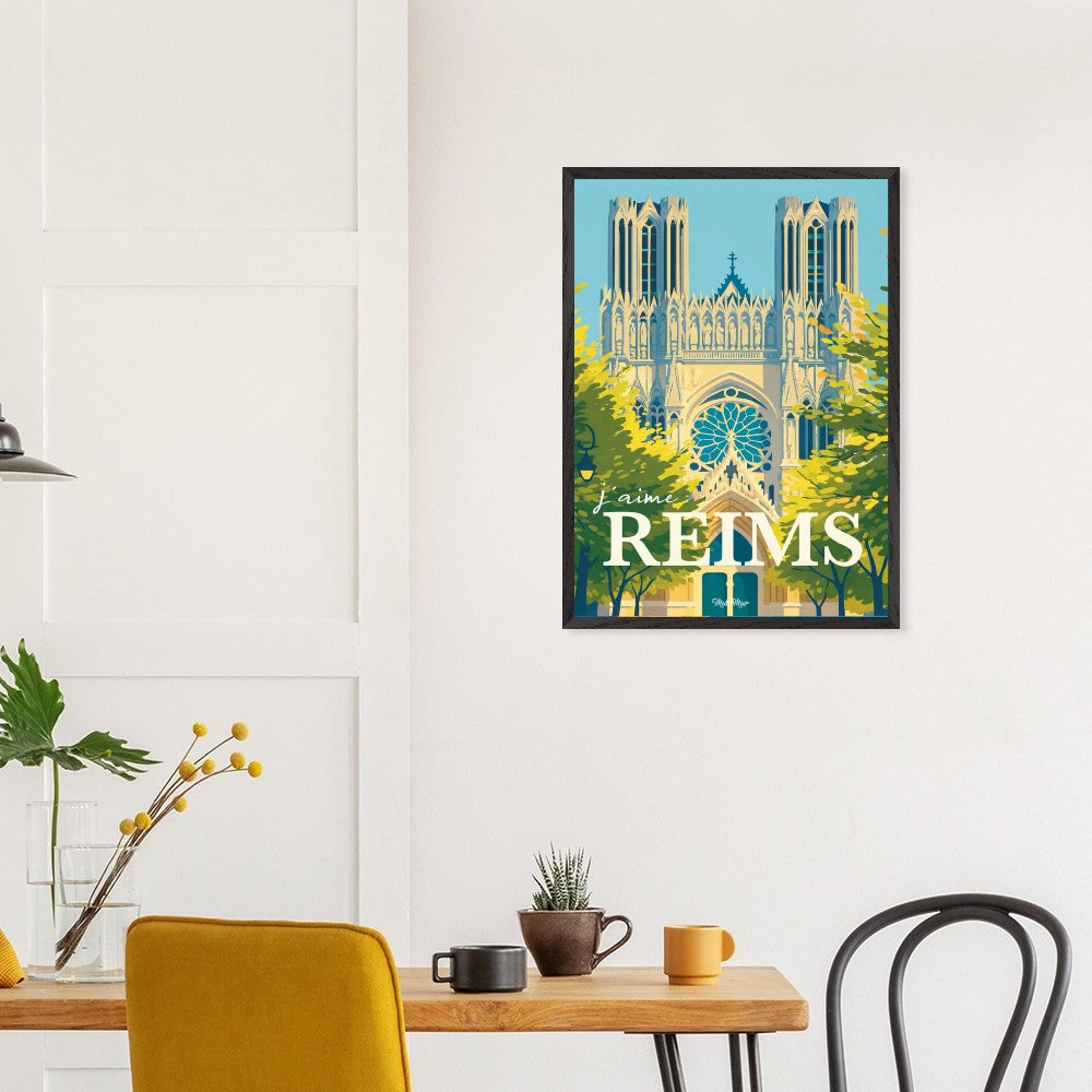 Affiche Reims - J'aime Reims