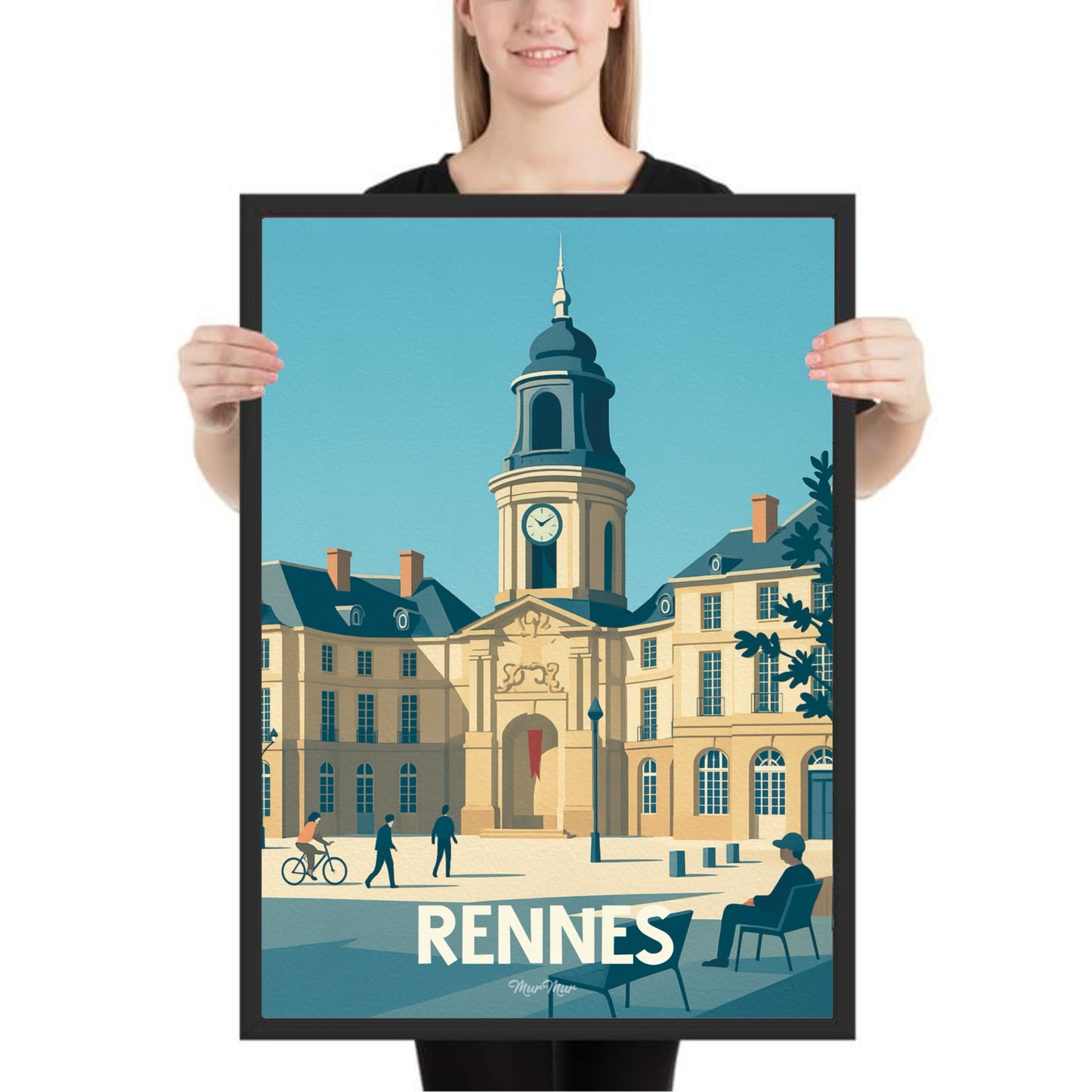 Affiche de Rennes, la mairie