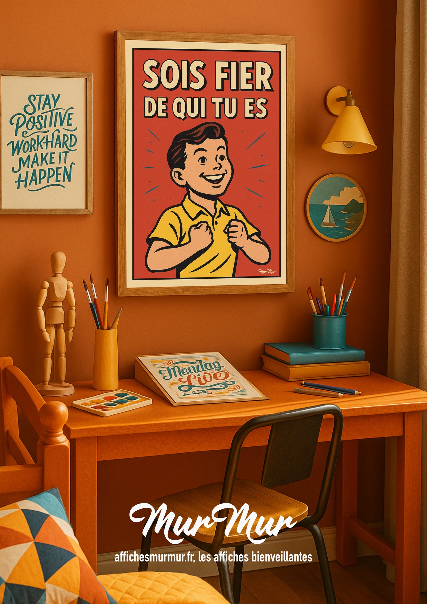 Affiche « Sois fier de qui tu es »