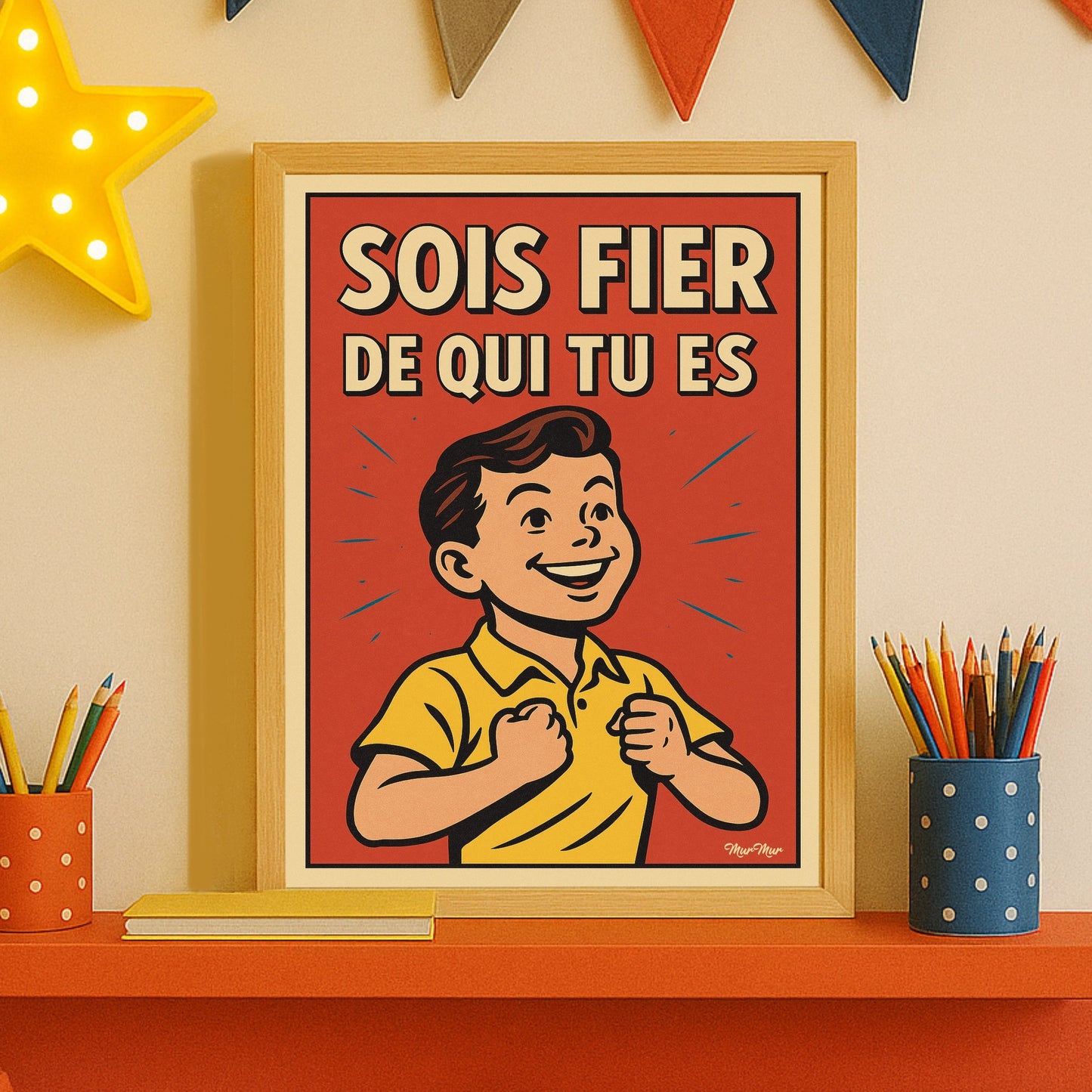 Affiche « Sois fier de qui tu es »