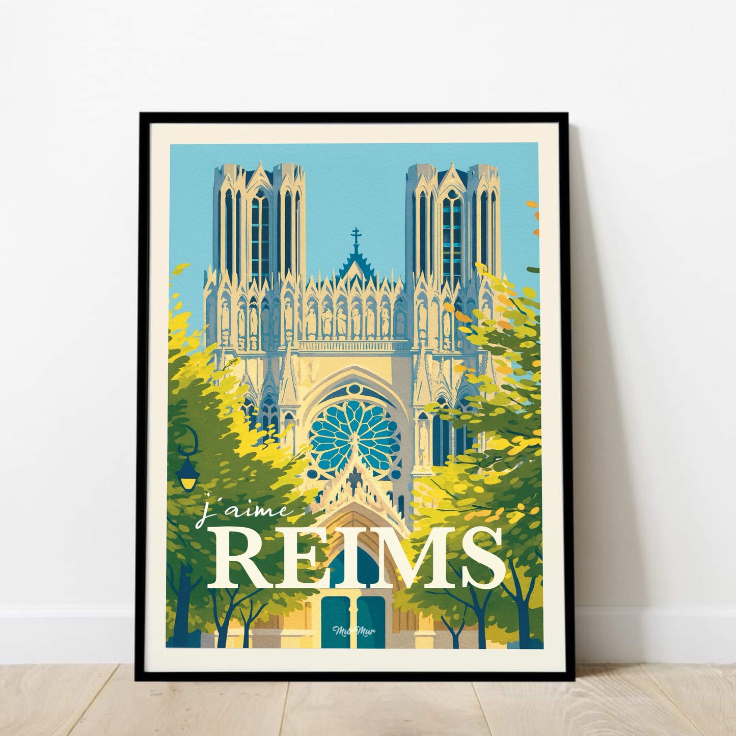 Affiche Reims - J'aime Reims