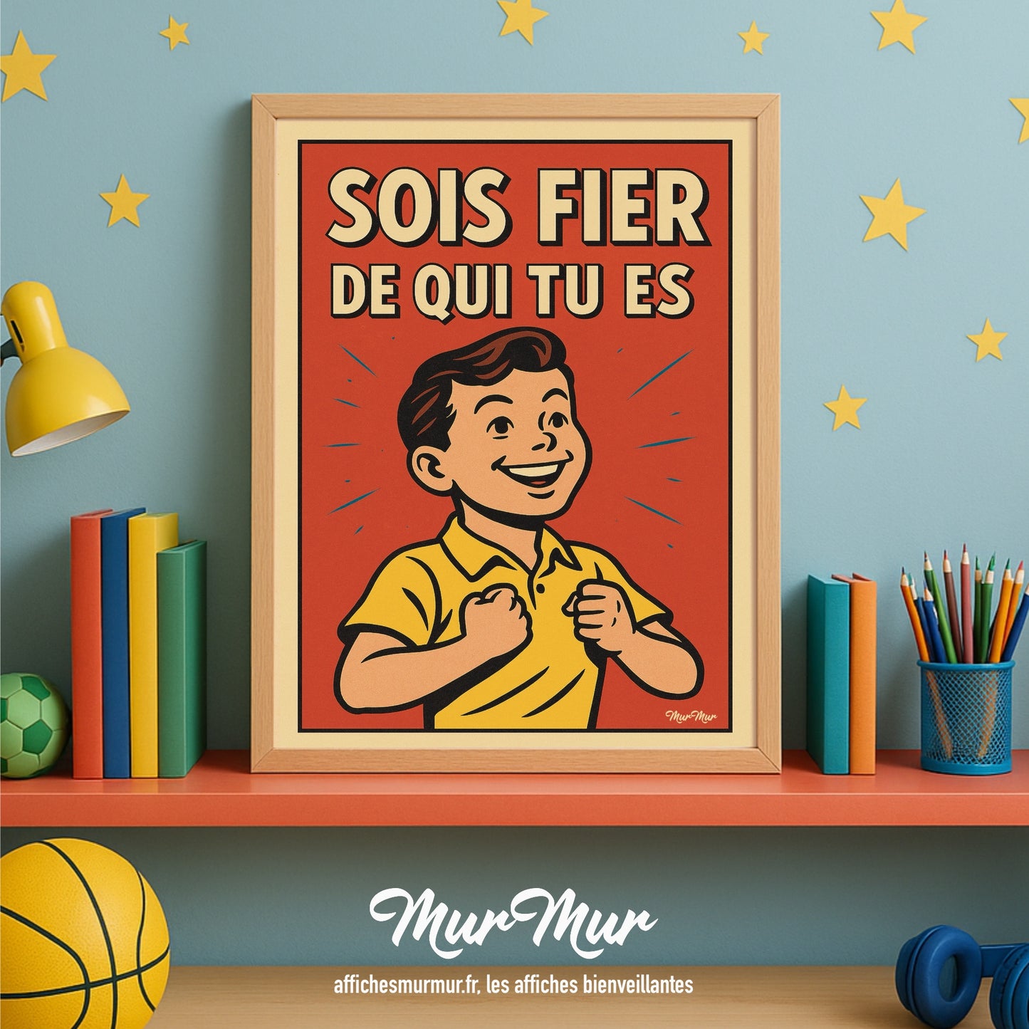 Affiche « Sois fier de qui tu es »