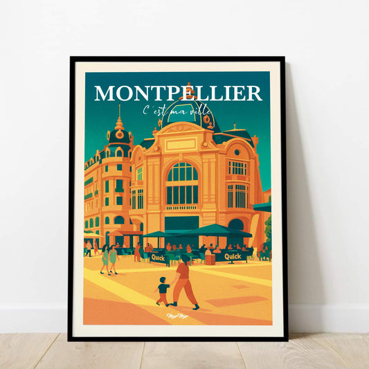 Affiche Montpellier – C’est ma ville