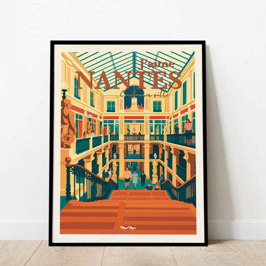 Affiche Nantes – Passage Pommeraye
