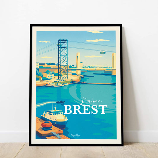 Affiche Brest – J’aime Brest