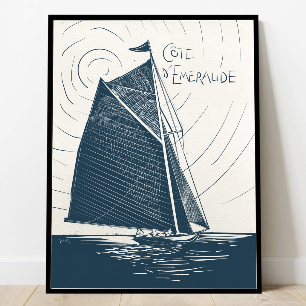Affiche Côte d'Emeraude