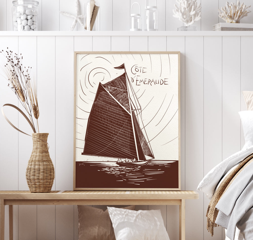 Affiche Côte d'Emeraude