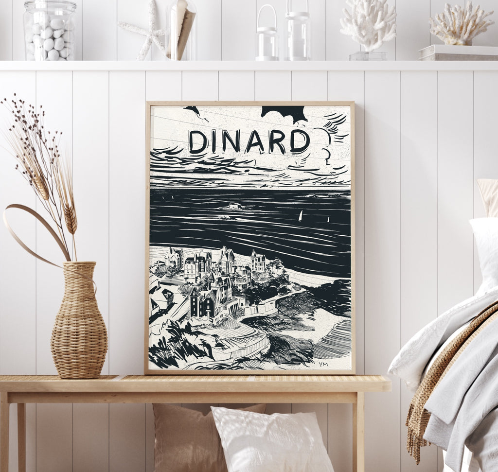 Affiche de la point de la Malouine, Dinard