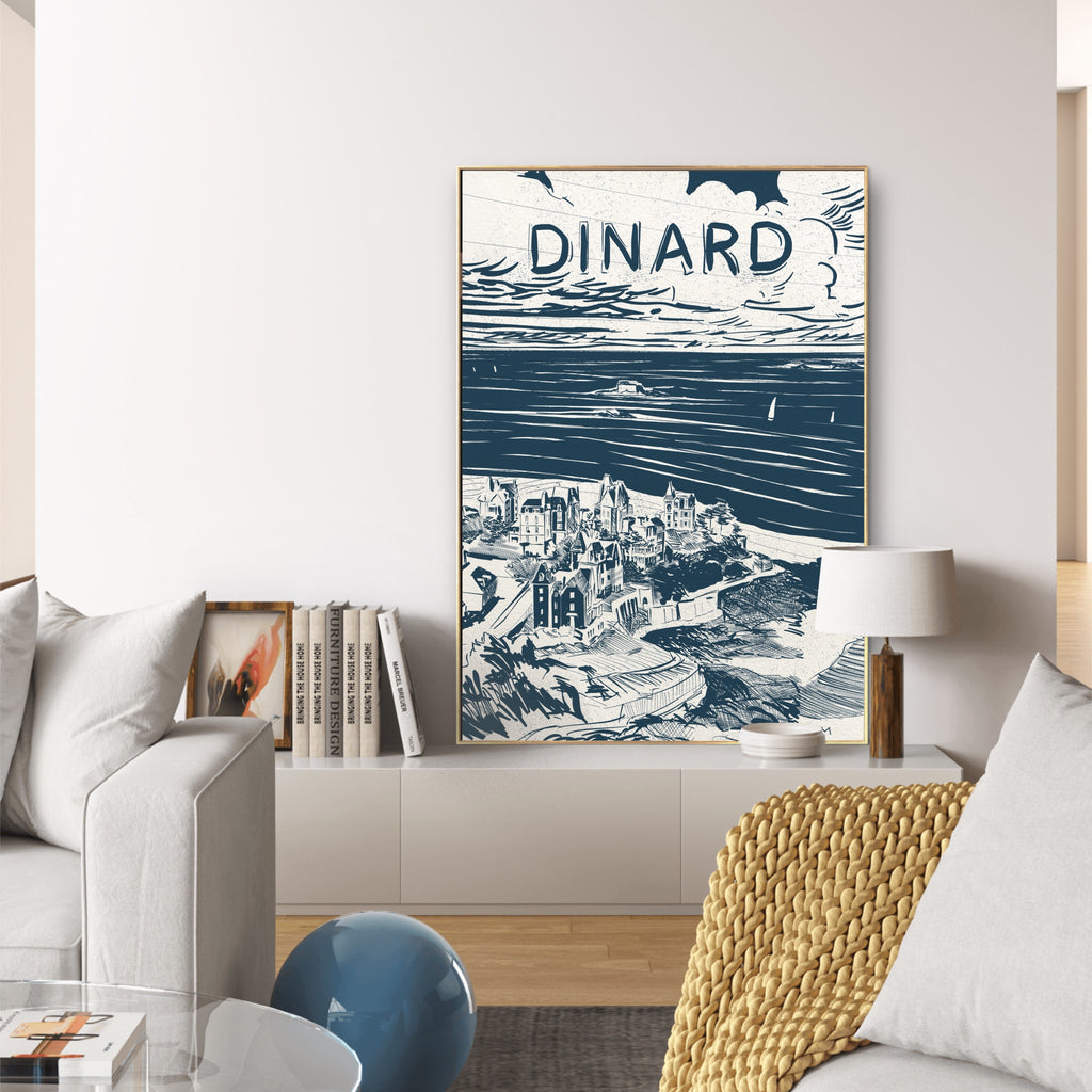 Affiche de la point de la Malouine, Dinard