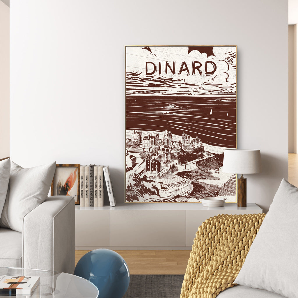 Affiche de la point de la Malouine, Dinard