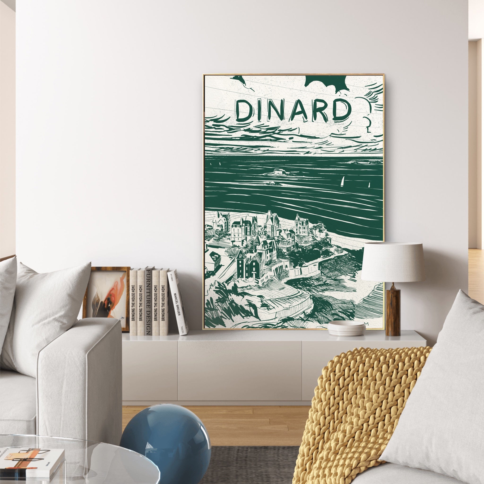 Affiche de la point de la Malouine, Dinard