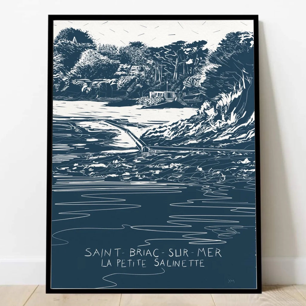 Affiche de la Petite Salinette à Saint-Briac