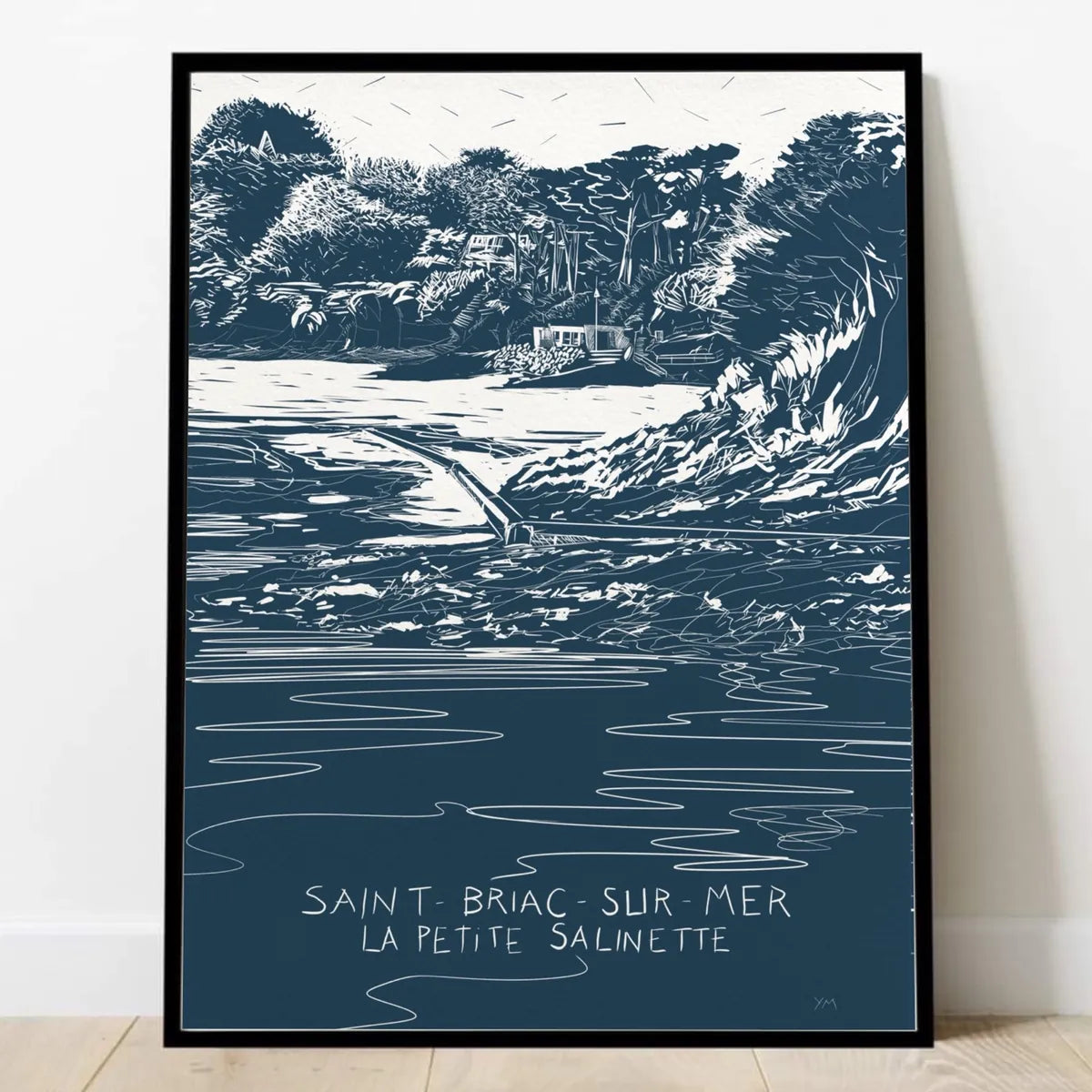 Affiche de la Petite Salinette à Saint-Briac