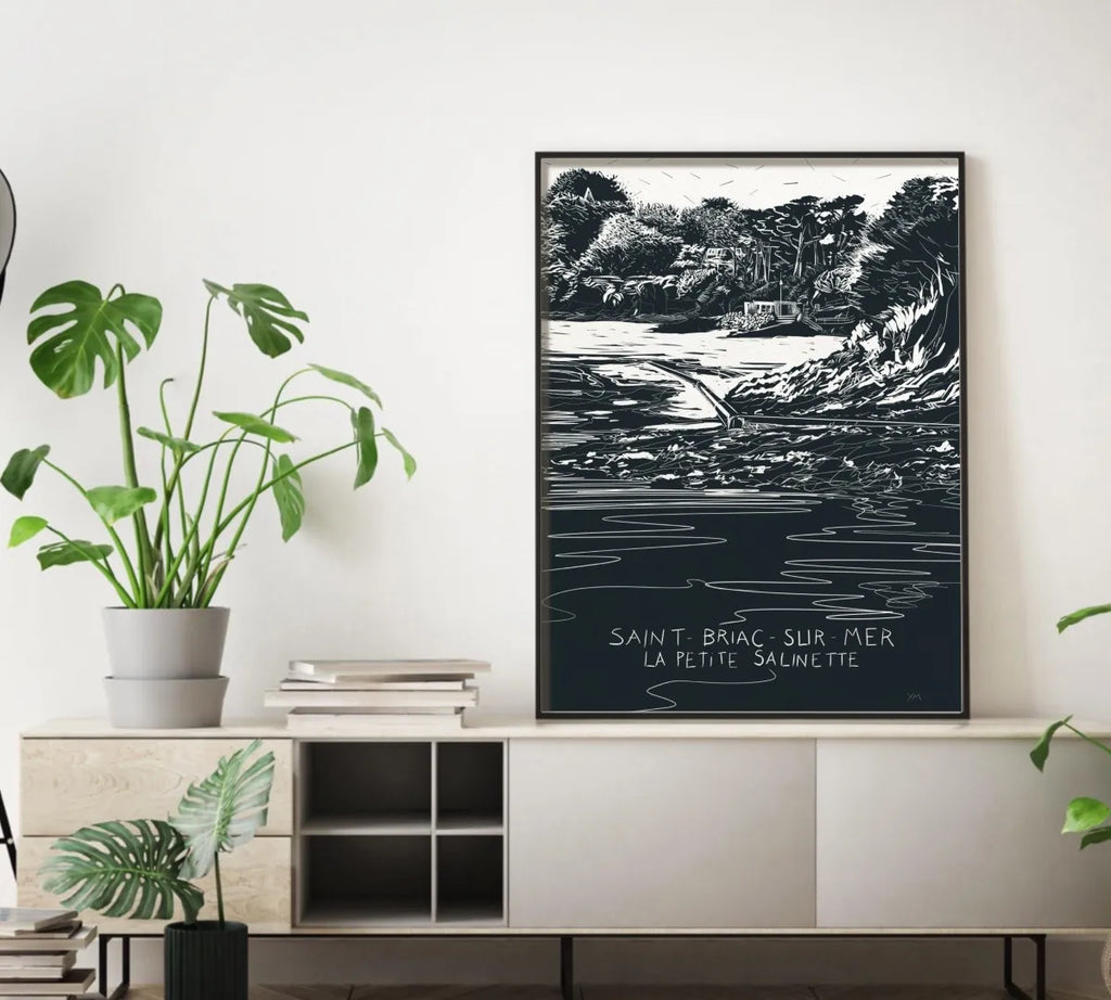 Affiche de la Petite Salinette à Saint-Briac