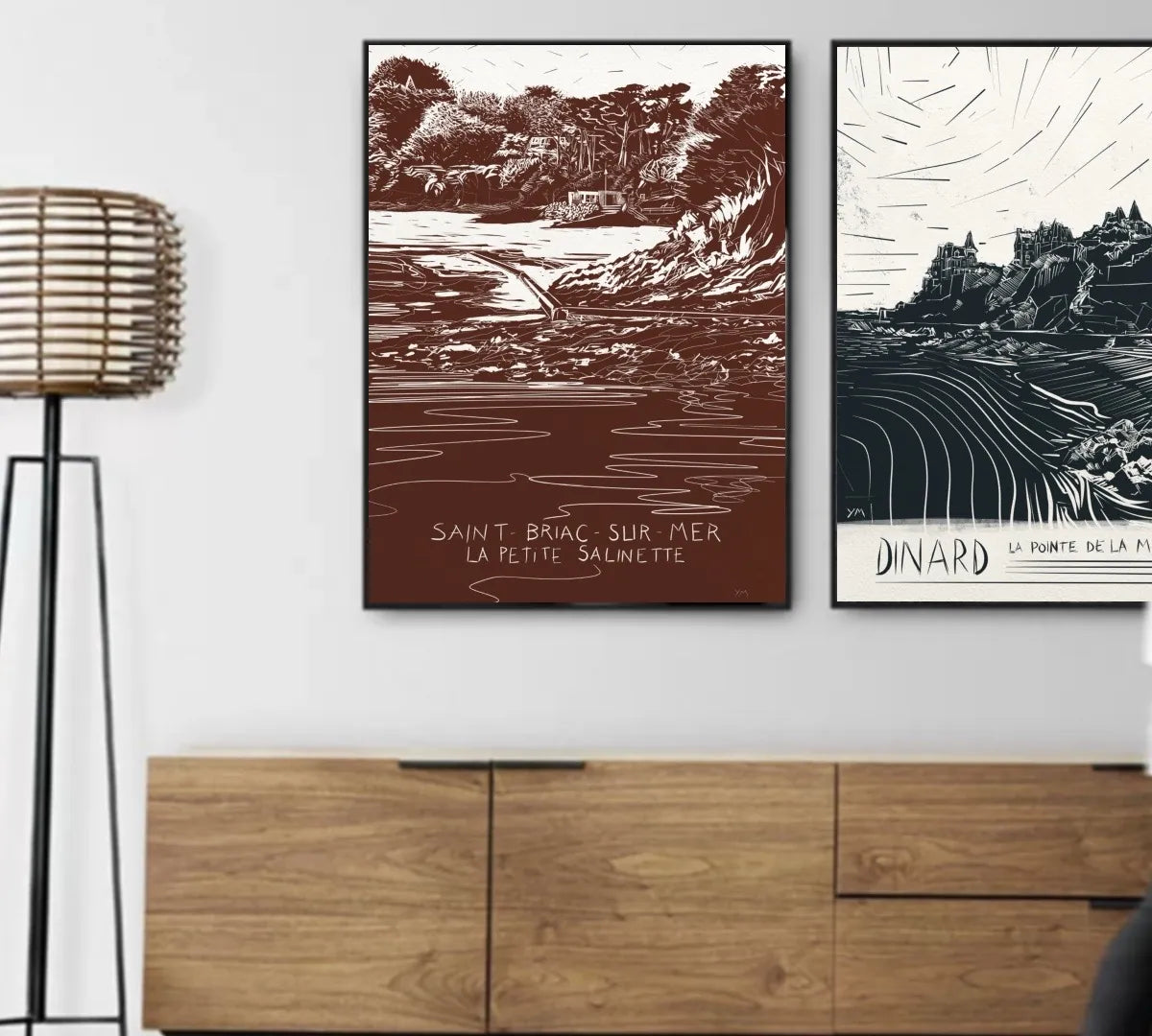 Affiche de la Petite Salinette à Saint-Briac