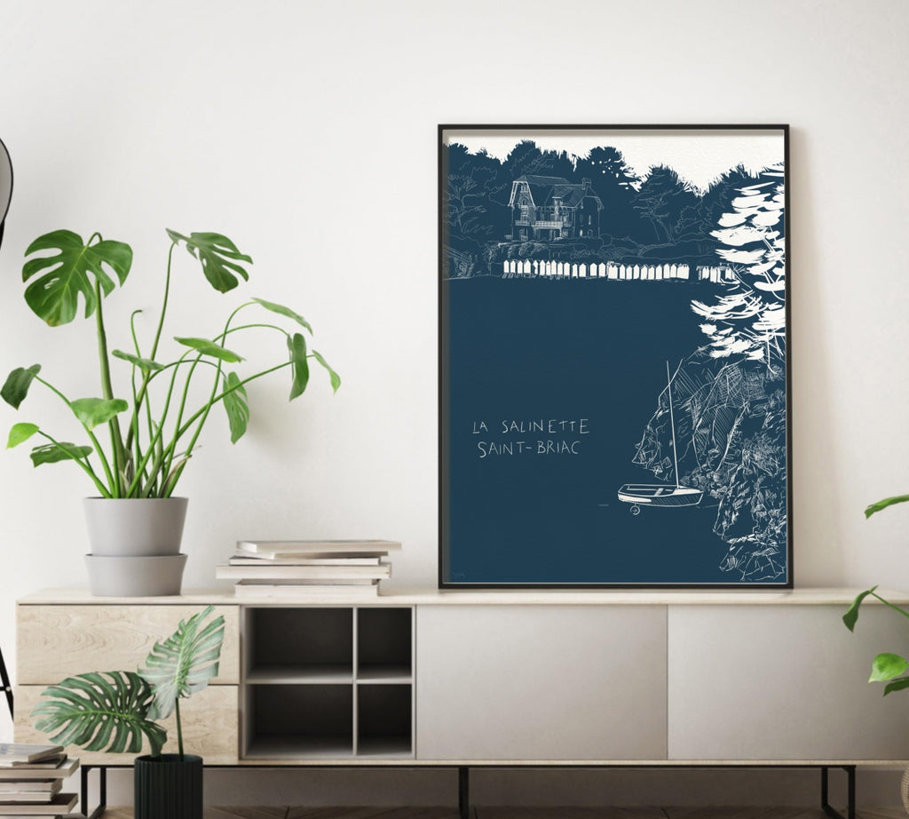 Affiche de la Salinette à Saint-Briac