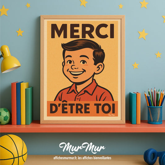 Affiche « Merci d’être toi »
