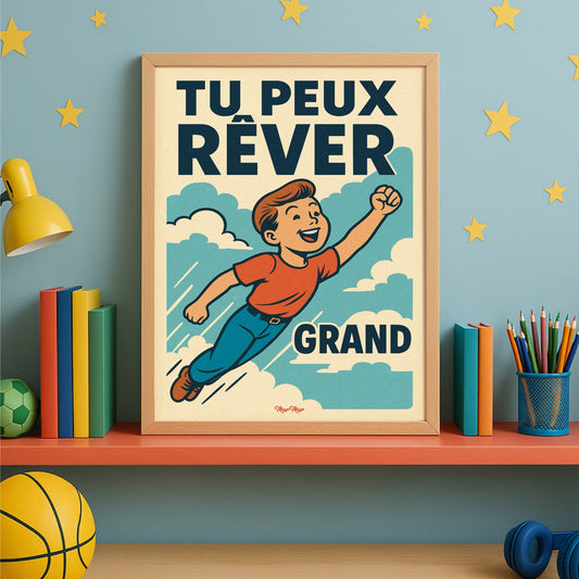Affiche « Tu peux rêver grand »