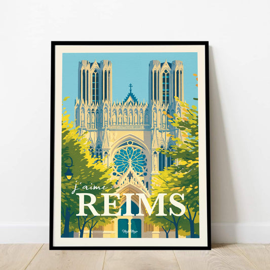 Affiche Reims - J'aime Reims