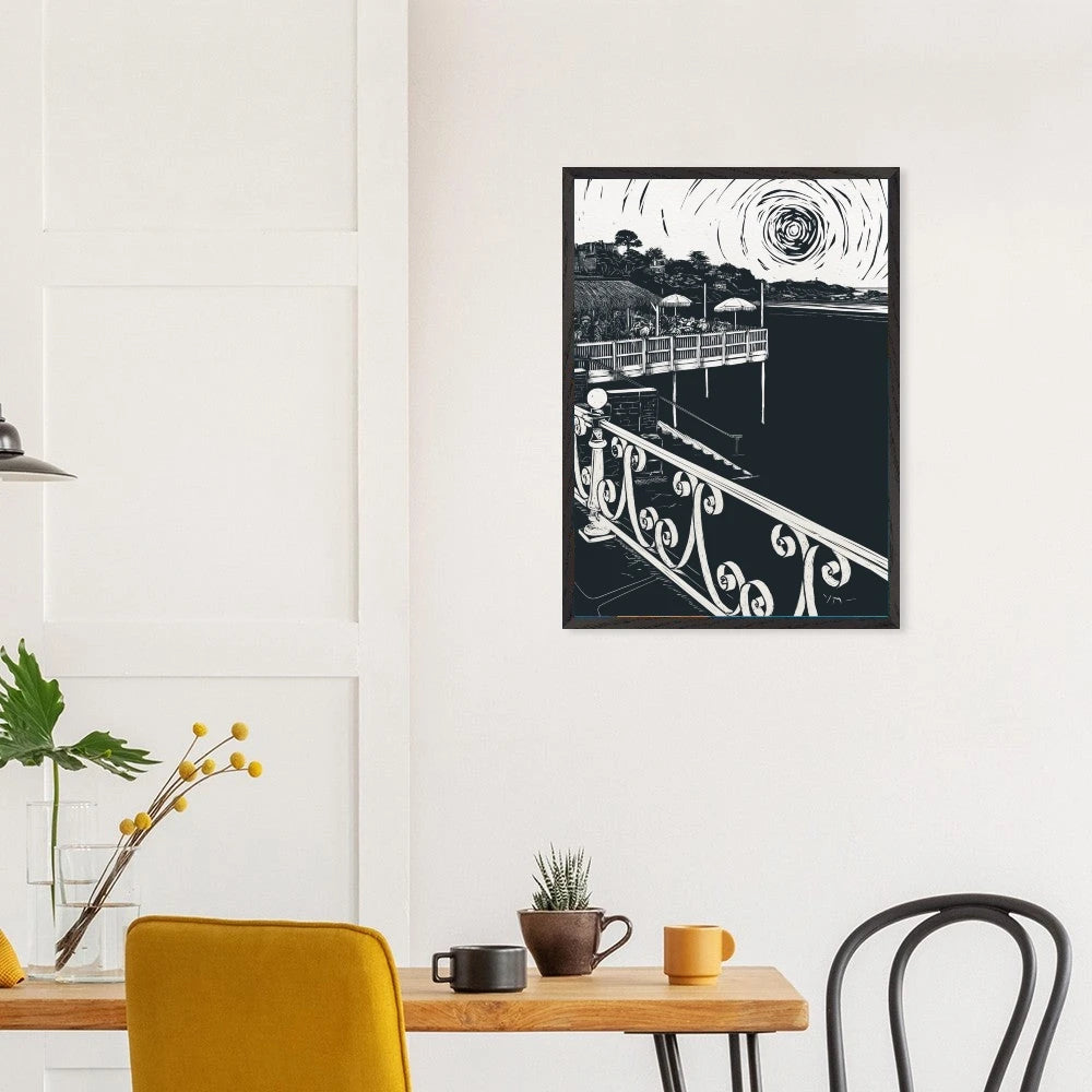 Affiche de la plage de Saint-Lunaire