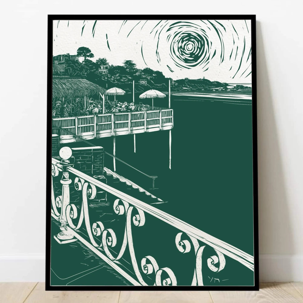 Affiche de la plage de Saint-Lunaire